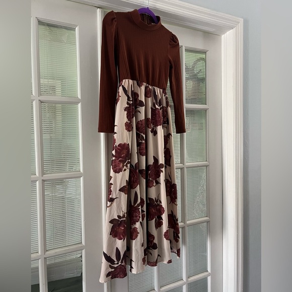 Joyfolie MiaJoy fall autumn dress Size 12 - Picture 2 of 5